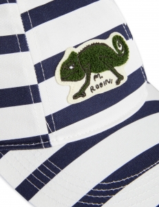 Preview: MINI RODINI Cap Chamäleon - blau weiss